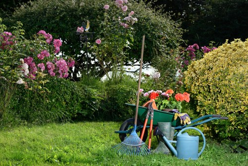Clean and restored outdoor space after garden clearance in Crouch End