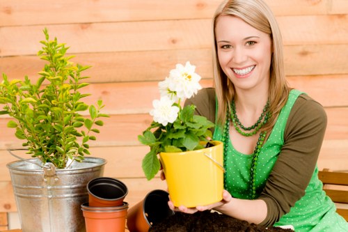 Garden service issue being documented and assessed
